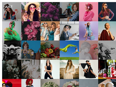 Animated Grid Photo